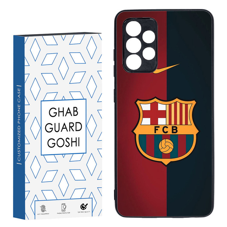 کاور قاب گارد گوشی طرح تیم بارسلونا کد TPU-090 مناسب برای گوشی موبایل سامسونگ Galaxy A52