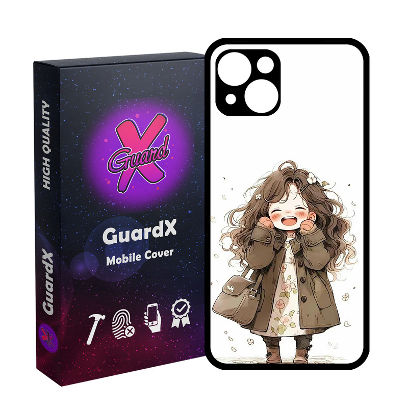 کاور گارد ایکس طرح دختر مدل Glass10719 مناسب برای گوشی موبایل اپل iPhone 13
