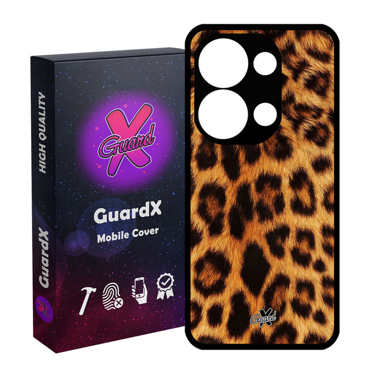 کاور گارد ایکس طرح Leopard مدل Glass10095 مناسب برای گوشی موبایل شیائومی Poco X6 5G / Note 13 Pro 5G