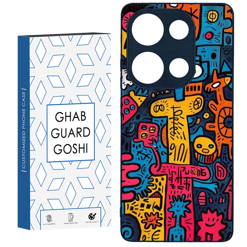 کاور قاب گارد گوشی طرح فانتزی کد TPU-173 مناسب برای گوشی موبایل شیائومی Redmi Note 13 Pro 4G / Poco M6 Pro 4G