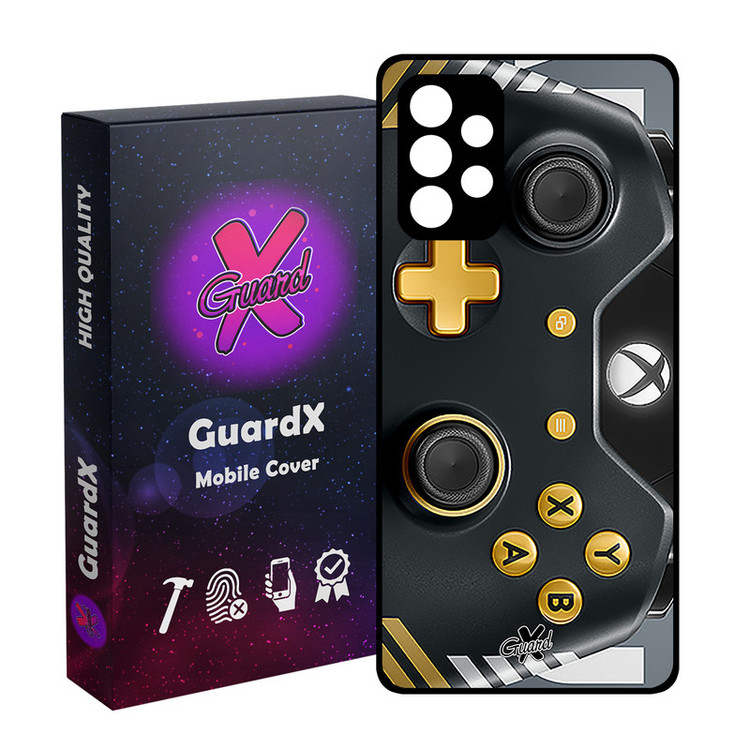کاور گارد ایکس طرح XBox Conroller مدل Glass10090 مناسب برای گوشی موبایل سامسونگ Galaxy A52s