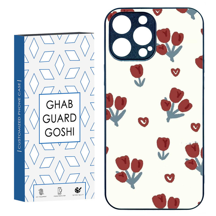 کاور قاب گارد گوشی طرح گل کد TPU-140 مناسب برای گوشی موبایل اپل IPHONE 15 PRO MAX