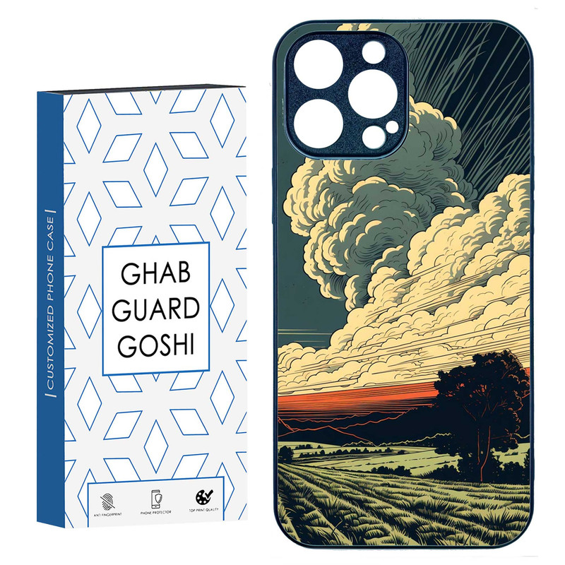 کاور قاب گارد گوشی طرح منظره کد TPU-163 مناسب برای گوشی موبایل اپل IPHONE 15 PRO MAX