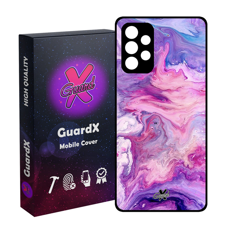 کاور گارد ایکس طرح ماربل مدل Glass10303 مناسب برای گوشی موبایل سامسونگ Galaxy A52