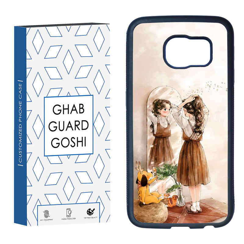 کاور قاب گارد گوشی طرح دخترانه کد TPU-019 مناسب برای گوشی موبایل سامسونگ Galaxy S7