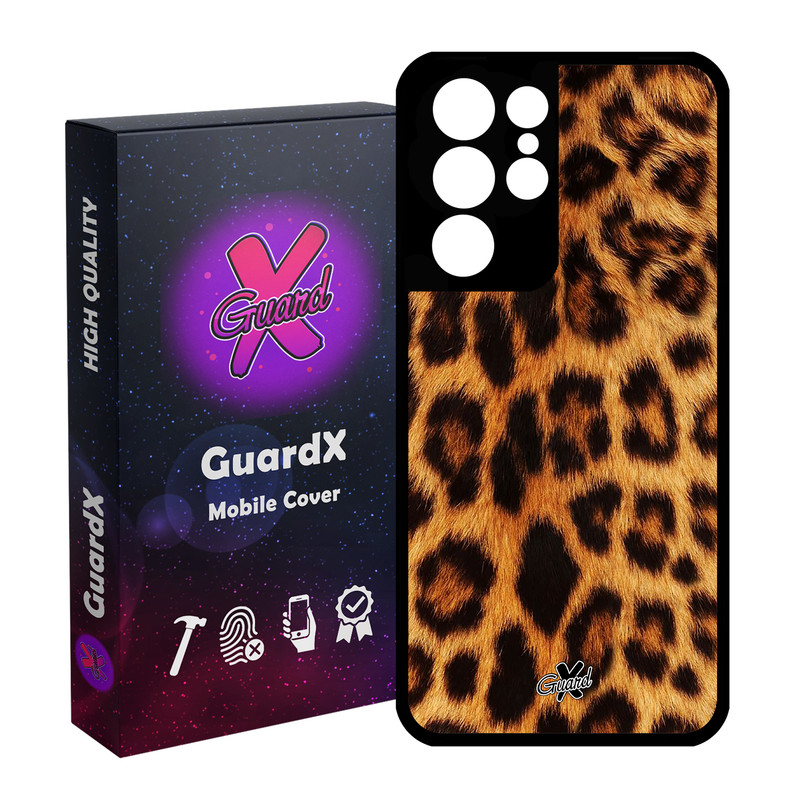کاور گارد ایکس طرح Leopard مدل Glass10095 مناسب برای گوشی موبایل سامسونگ Galaxy S21 Ultra
