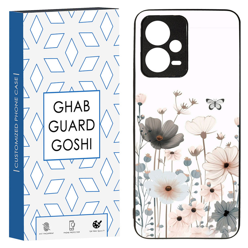 کاور قاب گارد گوشی طرح گل کد TPU-135 مناسب برای گوشی موبایل شیائومی Redmi Note 12 5G / Poco X5 5G