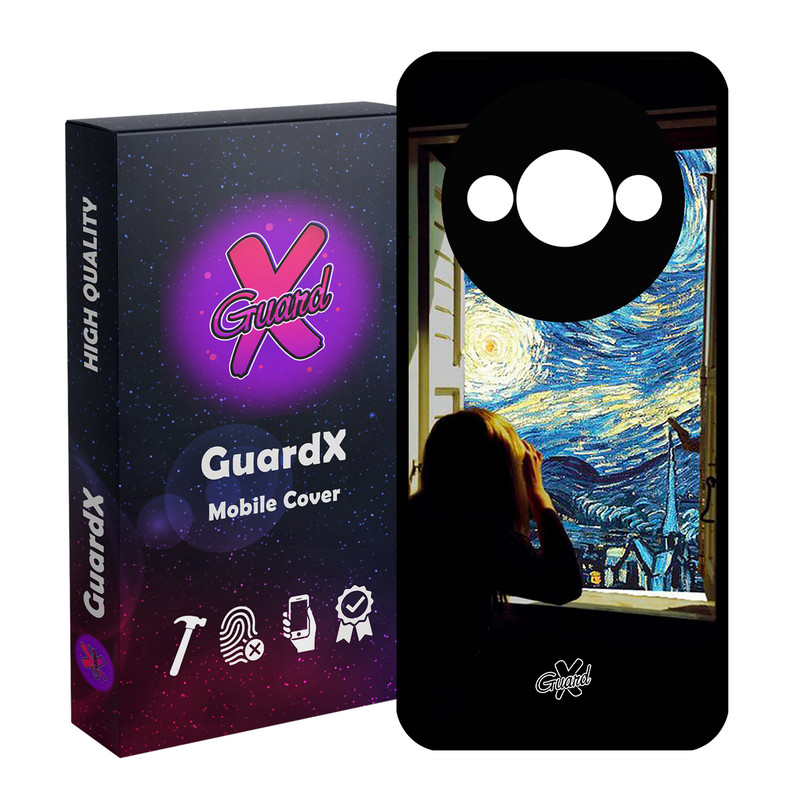 کاور گارد ایکس طرح Art مدل Glass10268 مناسب برای گوشی موبایل شیائومی Redmi A3 4G/ A3X 4G/ Poco C61