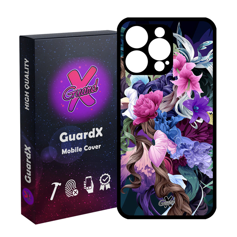 کاور گارد ایکس طرح Flower مدل Glass10172 مناسب برای گوشی موبایل اپل iPhone 15 Pro Max