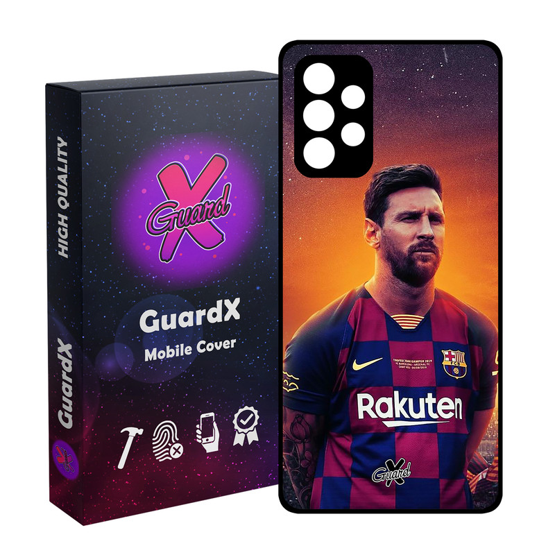 کاور گارد ایکس طرح Messi مدل Glass10123 مناسب برای گوشی موبایل سامسونگ Galaxy A53