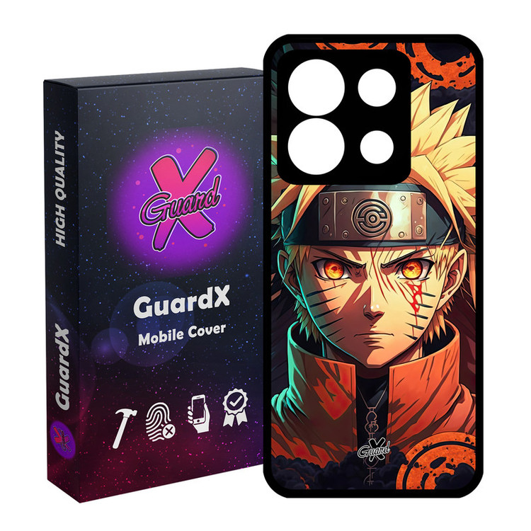 کاور گارد ایکس طرح ناروتو انیمه مدل Glass10623 مناسب برای گوشی موبایل شیائومی Redmi Note 13 5G