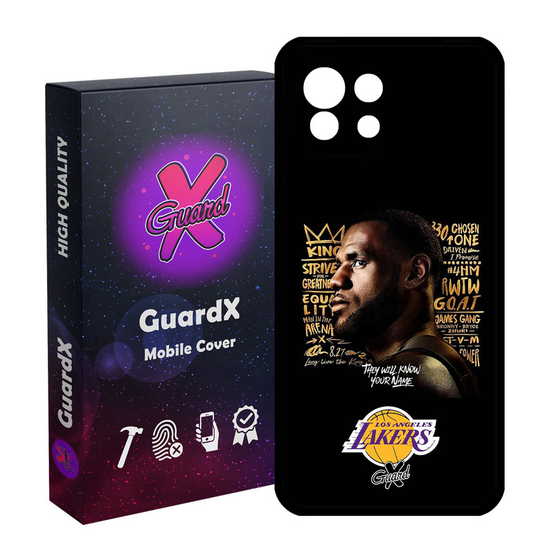 کاور گارد ایکس طرح Lebron James مدل Glass10120 مناسب برای گوشی موبایل شیائومی Mi 11 Lite