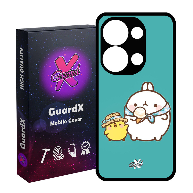 کاور گارد ایکس طرح مولانگ مدل Glass10312 مناسب برای گوشی موبایل شیائومی Redmi Note 13 Pro 4G / Poco M6 Pro 4G