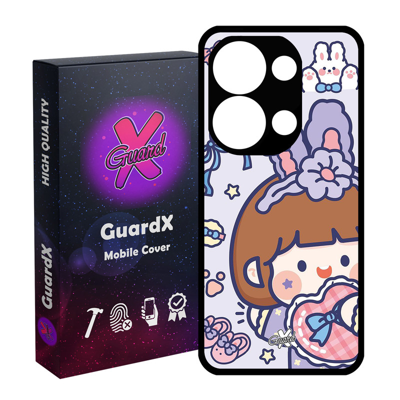 کاور گارد ایکس طرح Roro Jump مدل Glass10443 مناسب برای گوشی موبایل شیائومی Redmi Note 13 Pro 4G / Poco M6 Pro 4G