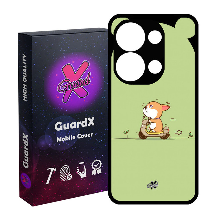 کاور گارد ایکس طرح سگ مدل Glass10660 مناسب برای گوشی موبایل شیائومی Redmi Note 13 Pro 4G / Poco M6 Pro 4G