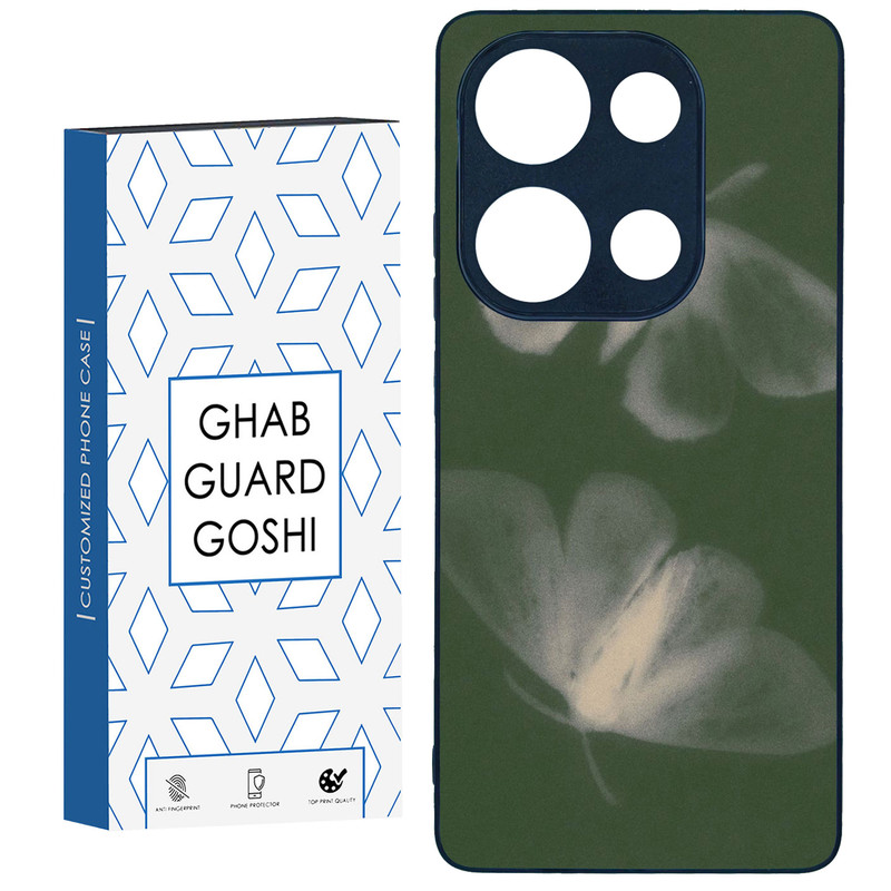 کاور قاب گارد گوشی طرح پروانه کد TPU-167 مناسب برای گوشی موبایل شیائومی Redmi Note 13 Pro 4G / Poco M6 Pro 4G