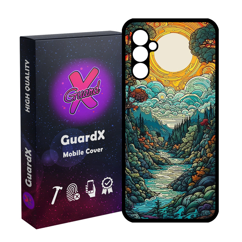 کاور گارد ایکس طرح منظره مدل Glass10767 مناسب برای گوشی موبایل سامسونگ Galaxy A24/A24 4G/M34 5G