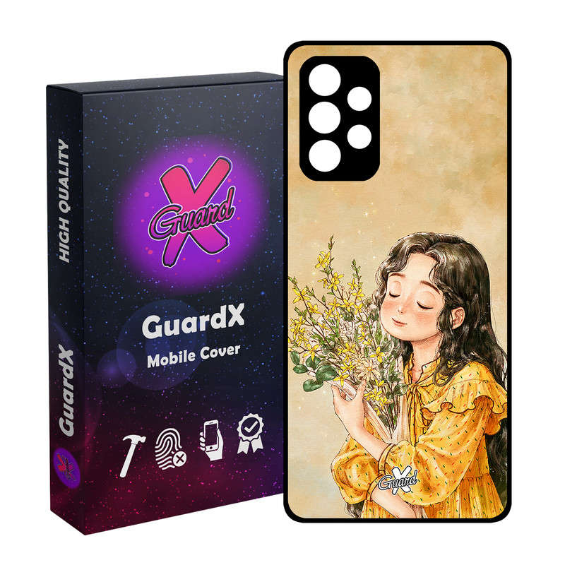 کاور گارد ایکس طرح دختر مدل Glass10232 مناسب برای گوشی موبایل سامسونگ Galaxy A53