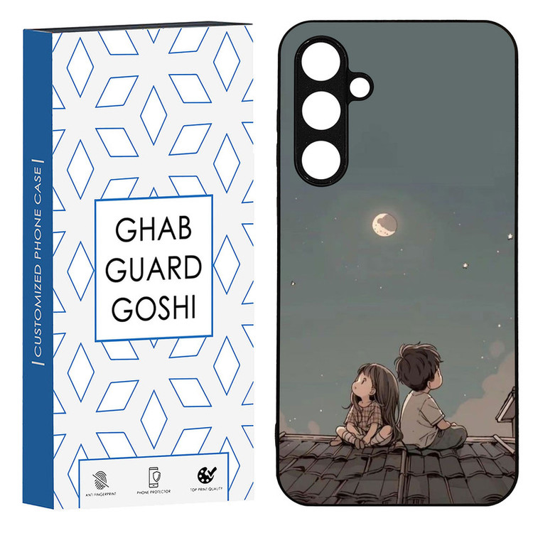 کاور قاب گارد گوشی طرح پسر و دختر کد TPU-183 مناسب برای گوشی موبایل سامسونگ Galaxy A54