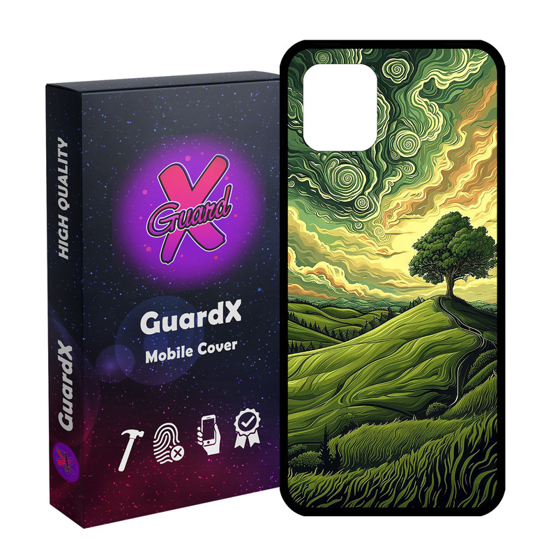 کاور گارد ایکس طرح دشت سبز مدل Glass10790 مناسب برای گوشی موبایل سامسونگ Galaxy Note 10 Lite / A81