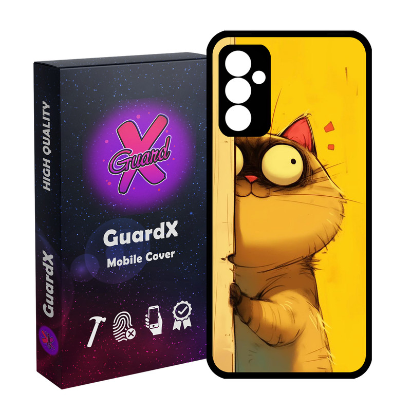 کاور گارد ایکس طرح Cat مدل Glass10729 مناسب برای گوشی موبایل سامسونگ Galaxy A54 / A54 5G