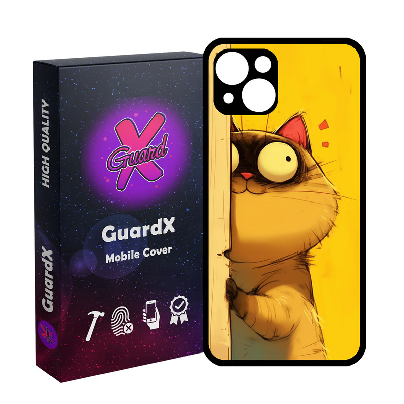 کاور گارد ایکس طرح Cat مدل Glass10729 مناسب برای گوشی موبایل اپل iPhone 13