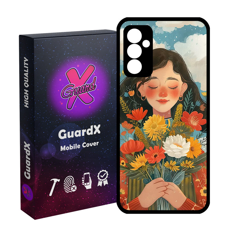 کاور گارد ایکس طرح دختر مدل Glass10776 مناسب برای گوشی موبایل سامسونگ Galaxy A34 / A34 5G