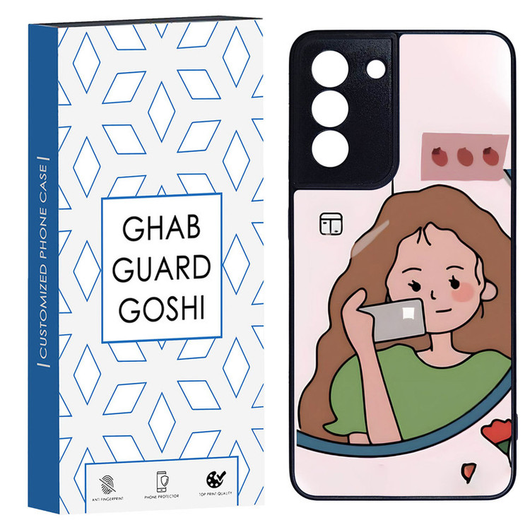 کاور قاب گارد گوشی طرح دخترانه کد TPU-005 مناسب برای گوشی موبایل سامسونگ Galaxy S21 fe