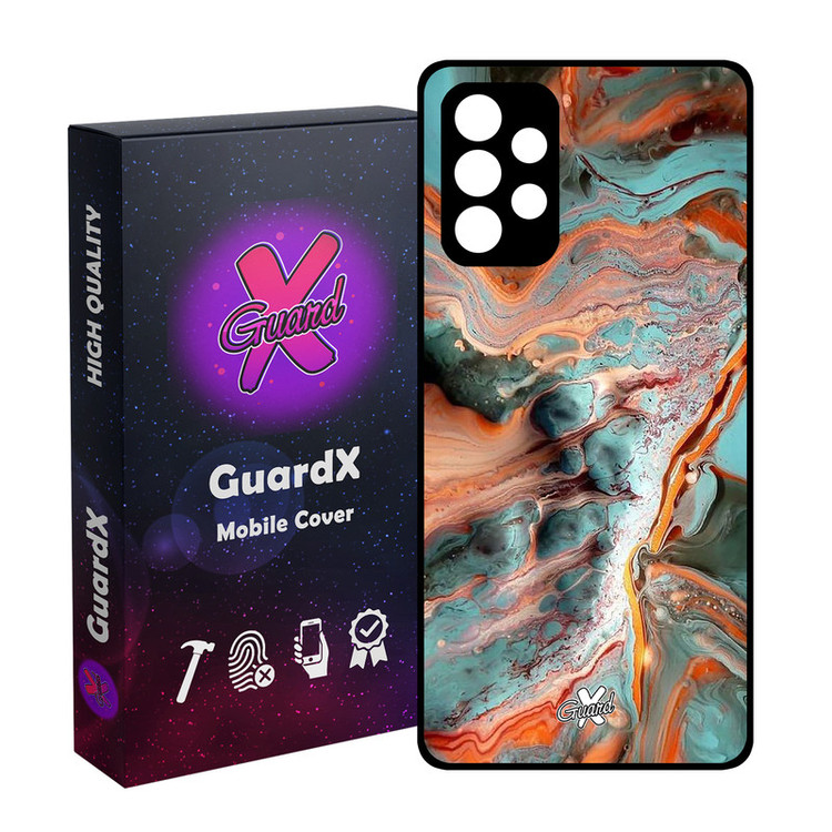 کاور گارد ایکس طرح ماربل مدل Glass10281 مناسب برای گوشی موبایل سامسونگ Galaxy A52s