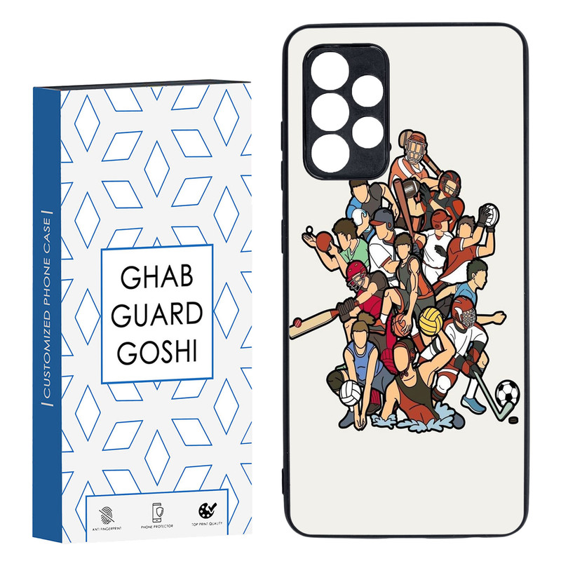کاور قاب گارد گوشی طرح ورزشی کد TPU-122 مناسب برای گوشی موبایل سامسونگ Galaxy A52