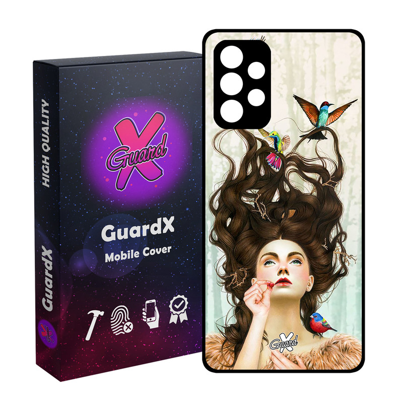 کاور گارد ایکس طرح Girl مدل Glass10290 مناسب برای گوشی موبایل سامسونگ Galaxy A33 5G