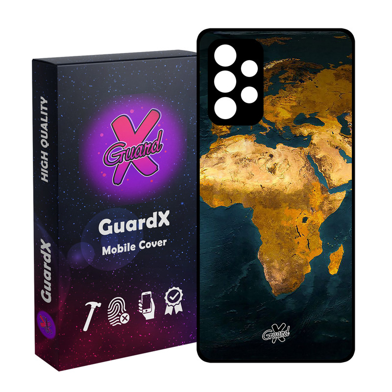 کاور گارد ایکس طرح Map مدل Glass10291 مناسب برای گوشی موبایل سامسونگ Galaxy A33 5G