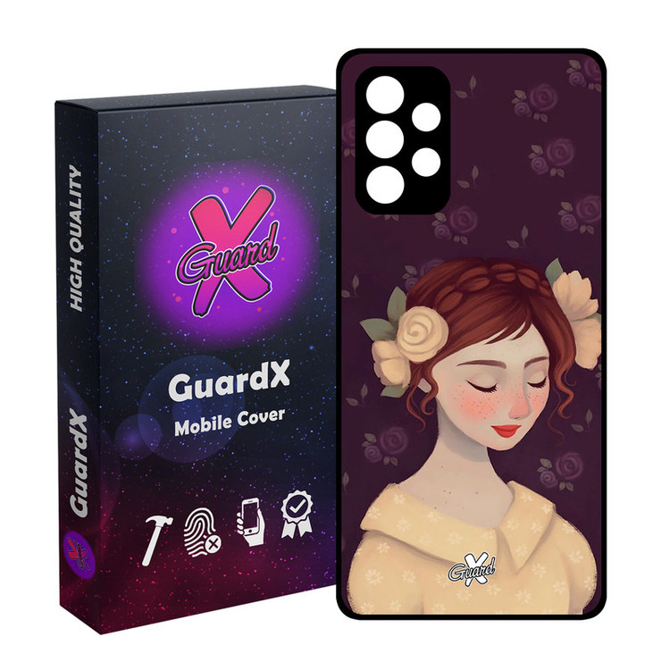 کاور گارد ایکس طرح Girl مدل Glass10325 مناسب برای گوشی موبایل سامسونگ Galaxy A33 5G