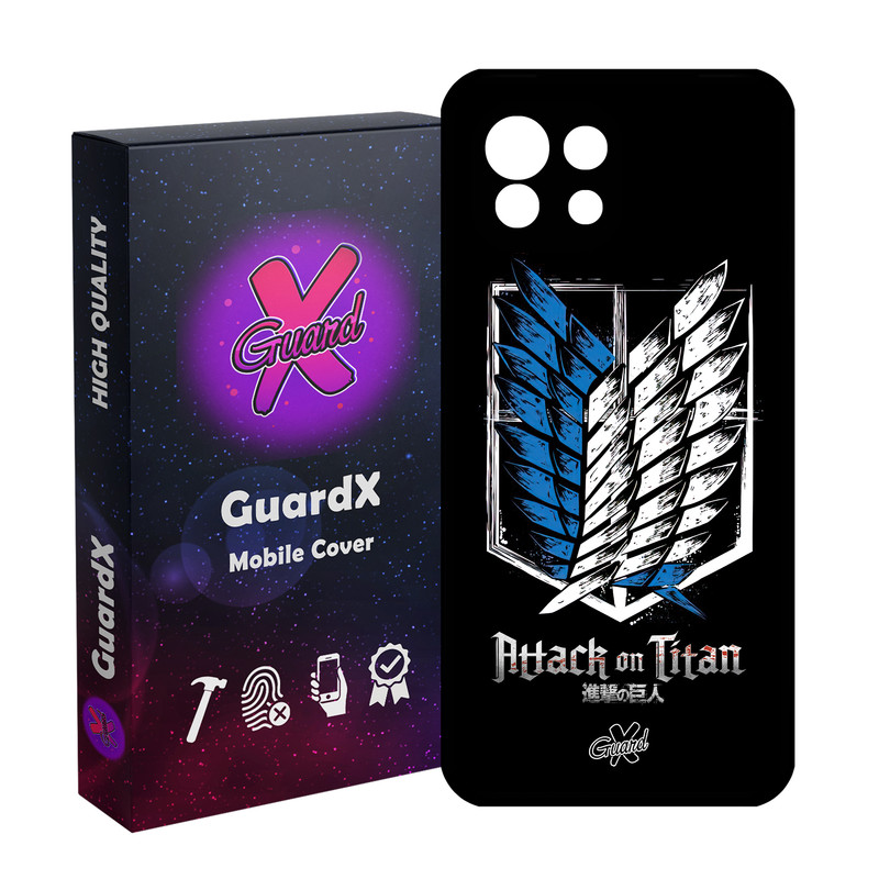 کاور گارد ایکس طرح Attack on Titan Anime مدل Glass10448 مناسب برای گوشی موبایل شیائومی MI 11 Lite