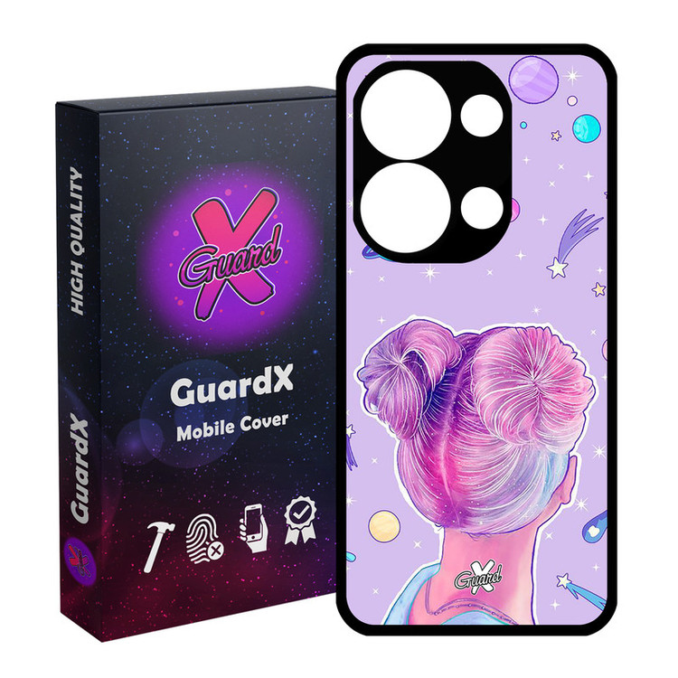 کاور گارد ایکس طرح Girl مدل Glass10112 مناسب برای گوشی موبایل شیائومی Poco X6 5G / Note 13 Pro 5G