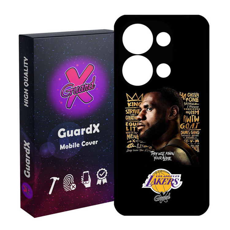 کاور گارد ایکس طرح Lebron James مدل Glass10120 مناسب برای گوشی موبایل شیائومی Poco X6 5G / Note 13 Pro 5G