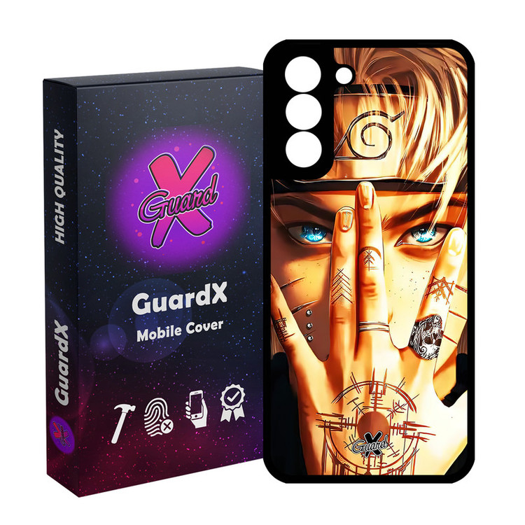کاور گارد ایکس طرح Naruto Anime مدل Glass10452 مناسب برای گوشی موبایل سامسونگ Galaxy S21 FE