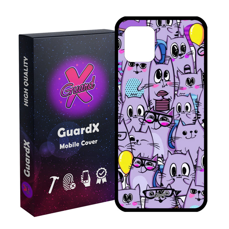 کاور گارد ایکس طرح گربه مدل Glass10709 مناسب برای گوشی موبایل سامسونگ Galaxy Note 10 Lite / A81