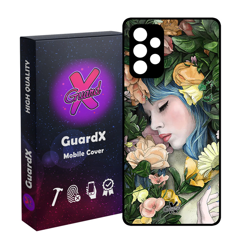 کاور گارد ایکس طرح دختر مدل Glass10304 مناسب برای گوشی موبایل سامسونگ Galaxy A53