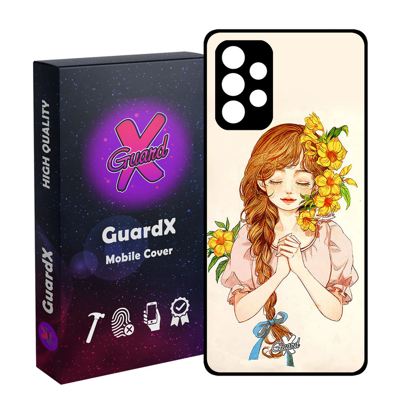 کاور گارد ایکس طرح دختر مدل Glass10317 مناسب برای گوشی موبایل سامسونگ Galaxy A53