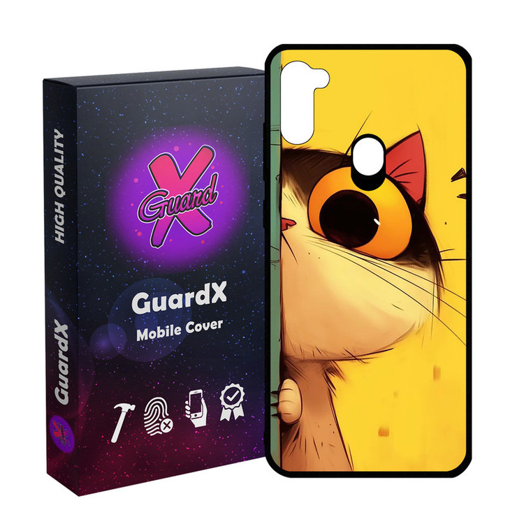 کاور گارد ایکس طرح Cat مدل Glass10781 مناسب برای گوشی موبایل سامسونگ Galaxy A11/M11