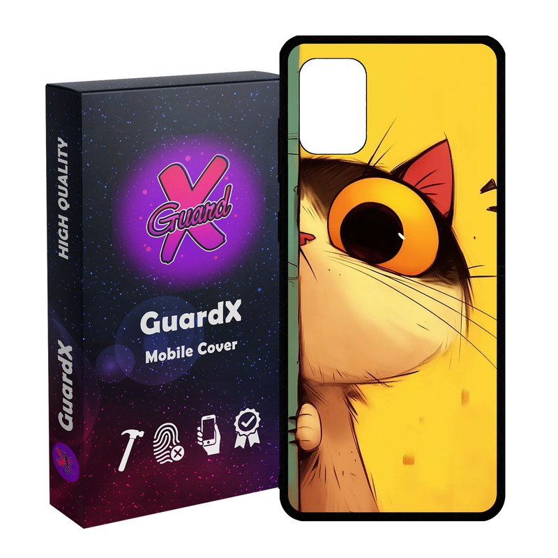 کاور گارد ایکس طرح Cat مدل Glass10781 مناسب برای گوشی موبایل سامسونگ Galaxy A31