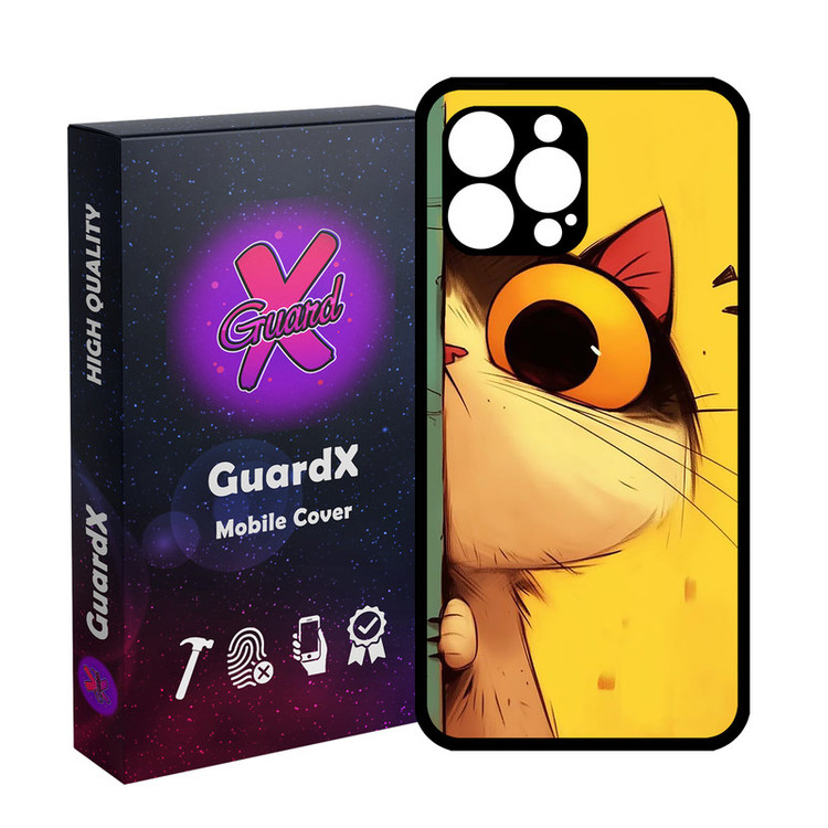 کاور گارد ایکس طرح Cat مدل Glass10781 مناسب برای گوشی موبایل اپل iPhone 12 Pro