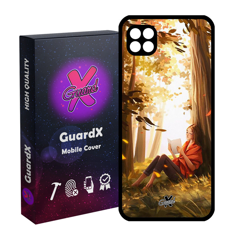 کاور گارد ایکس طرح دختر مدل Glass10276 مناسب برای گوشی موبایل سامسونگ Galaxy A22 5G