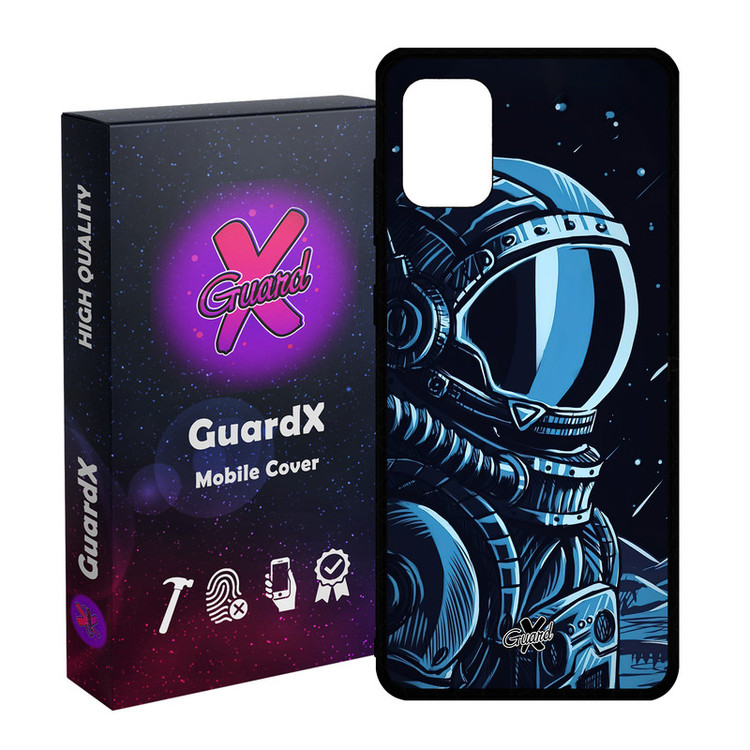 کاور گارد ایکس طرح فضانورد مدل Glass10473 مناسب برای گوشی موبایل سامسونگ Galaxy A31