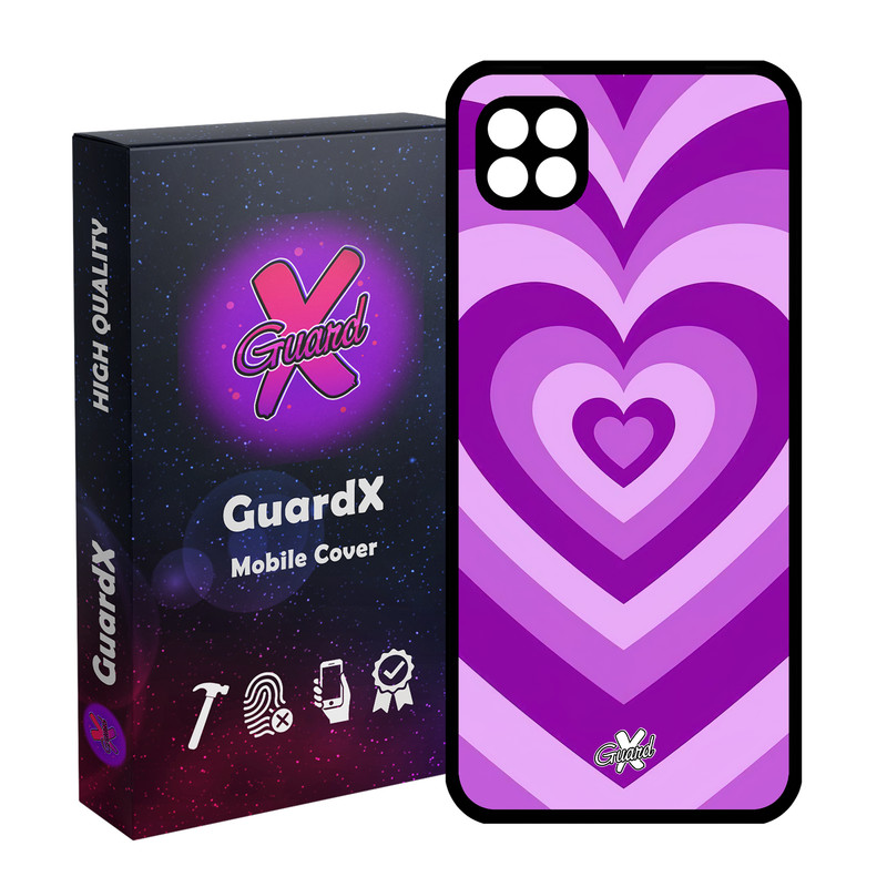 کاور گارد ایکس طرح قلب مدل Glass10474 مناسب برای گوشی موبایل سامسونگ Galaxy A22 5G