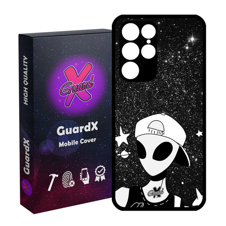 کاور گارد ایکس طرح Alien مدل Glass10307 مناسب برای گوشی موبایل سامسونگ Galaxy S22 Ultra