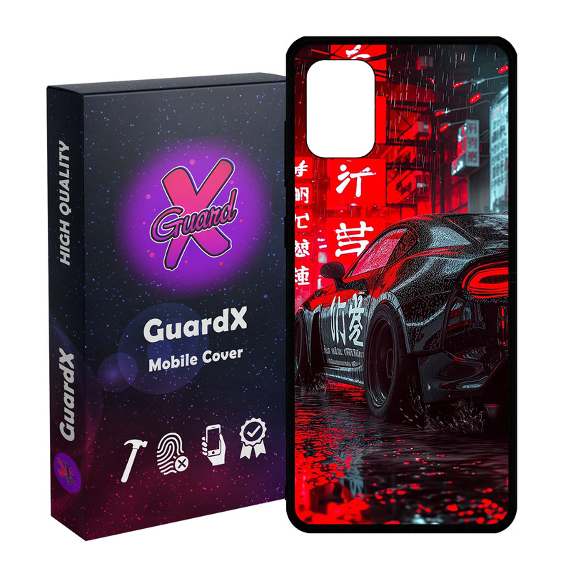 کاور گارد ایکس طرح ماشین مدل Glass10740 مناسب برای گوشی موبایل سامسونگ Galaxy A31