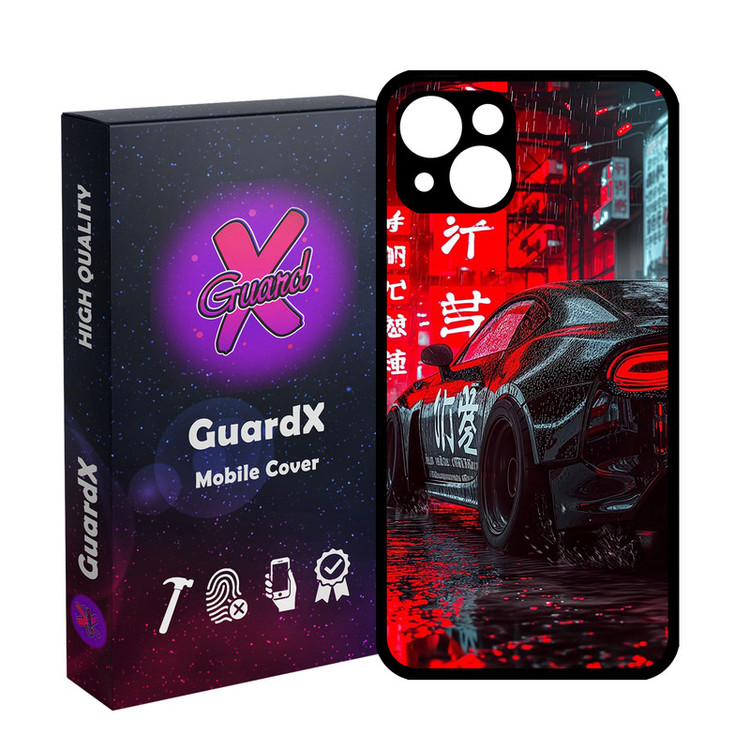 کاور گارد ایکس طرح ماشین مدل Glass10740 مناسب برای گوشی موبایل اپل iPhone 13