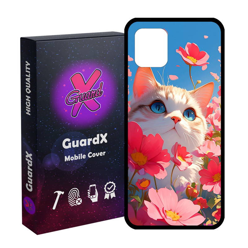 کاور گارد ایکس طرح گربه مدل Glass10742 مناسب برای گوشی موبایل سامسونگ Galaxy Note 10 Lite / A81